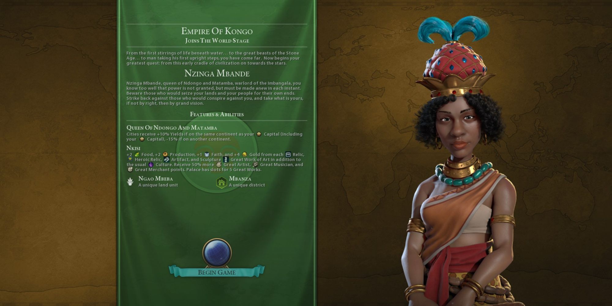civilization 6 kongo start