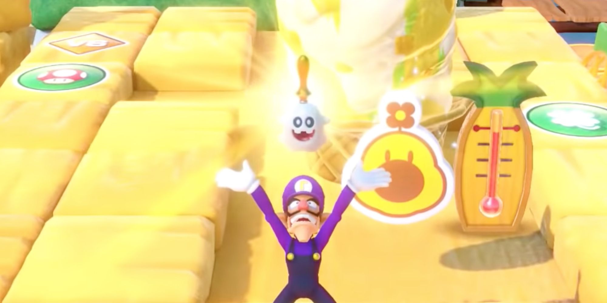 Waluigi from Super Mario Party Featuring the Peepa Bell