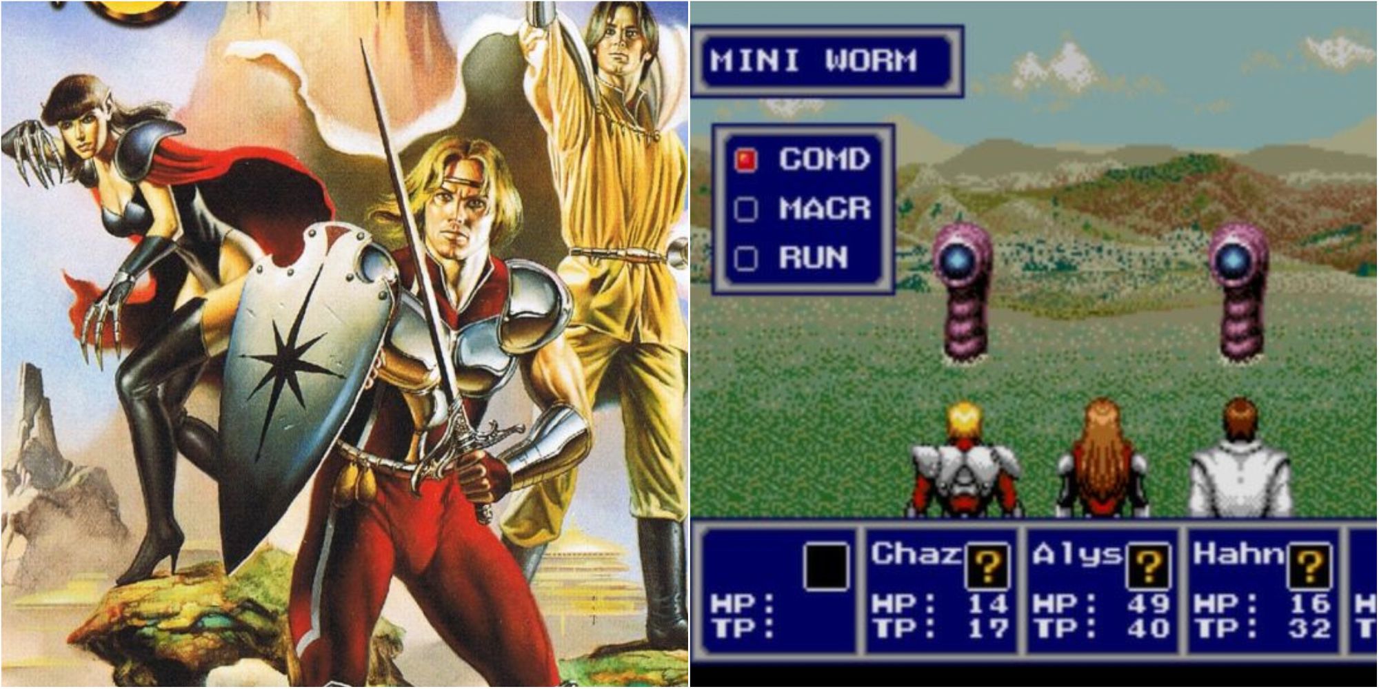 phatasy star 4 cover and gameplay