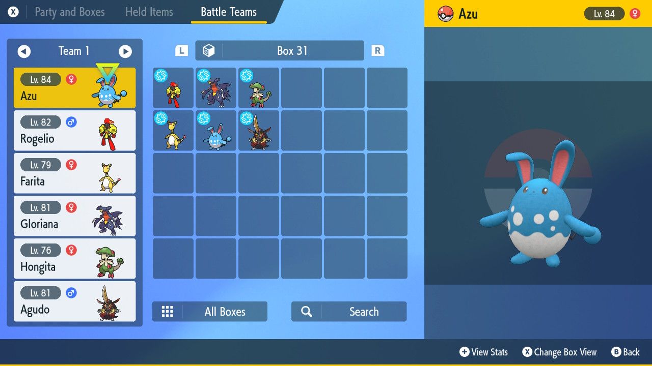 Battle Team Stadium Azumarill Poke Portal
