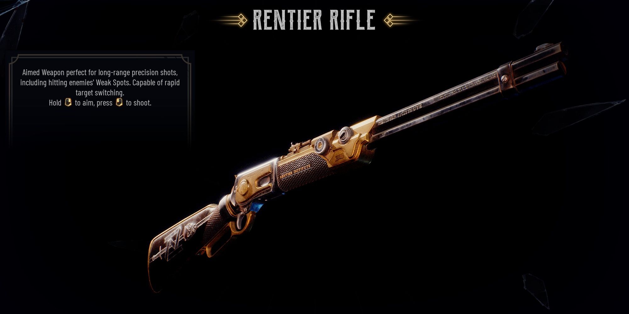 Evil West: The Rentier Rifle Model