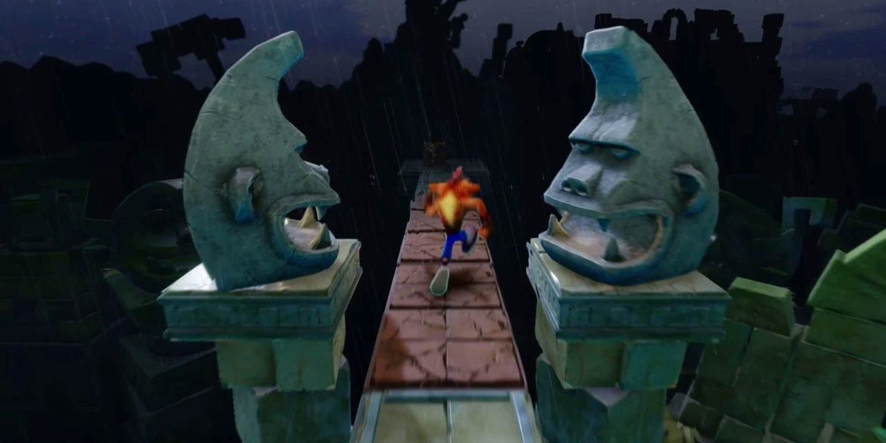 Crash venturing through ruins in Crash N.Sane Trilogy
