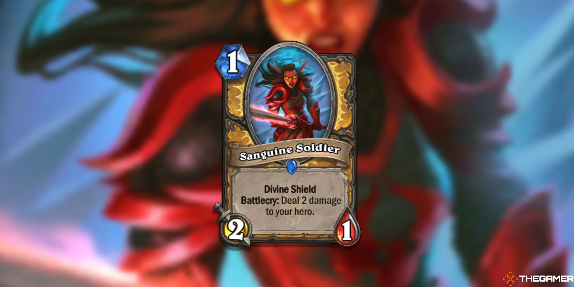 Sanguine Soldier Hearthstone Card