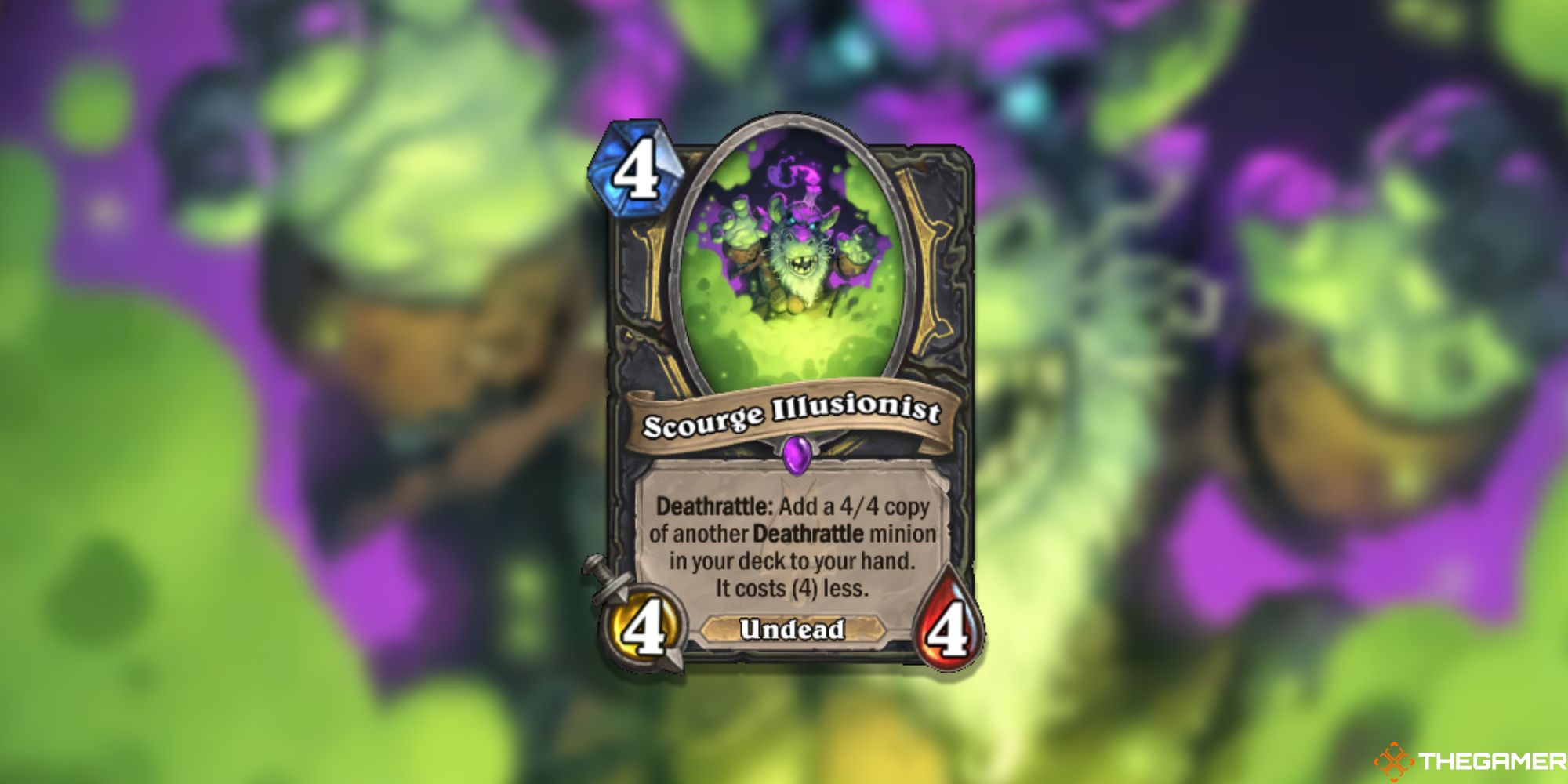 Scourge Illusionist Hearthstone Card