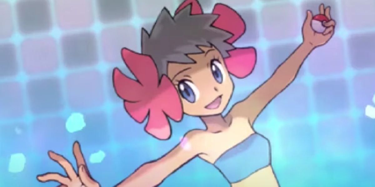 Official art for Phoebe before Elite Four battle