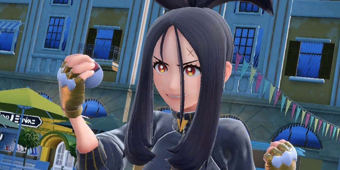 Dendra grimacing before a battle