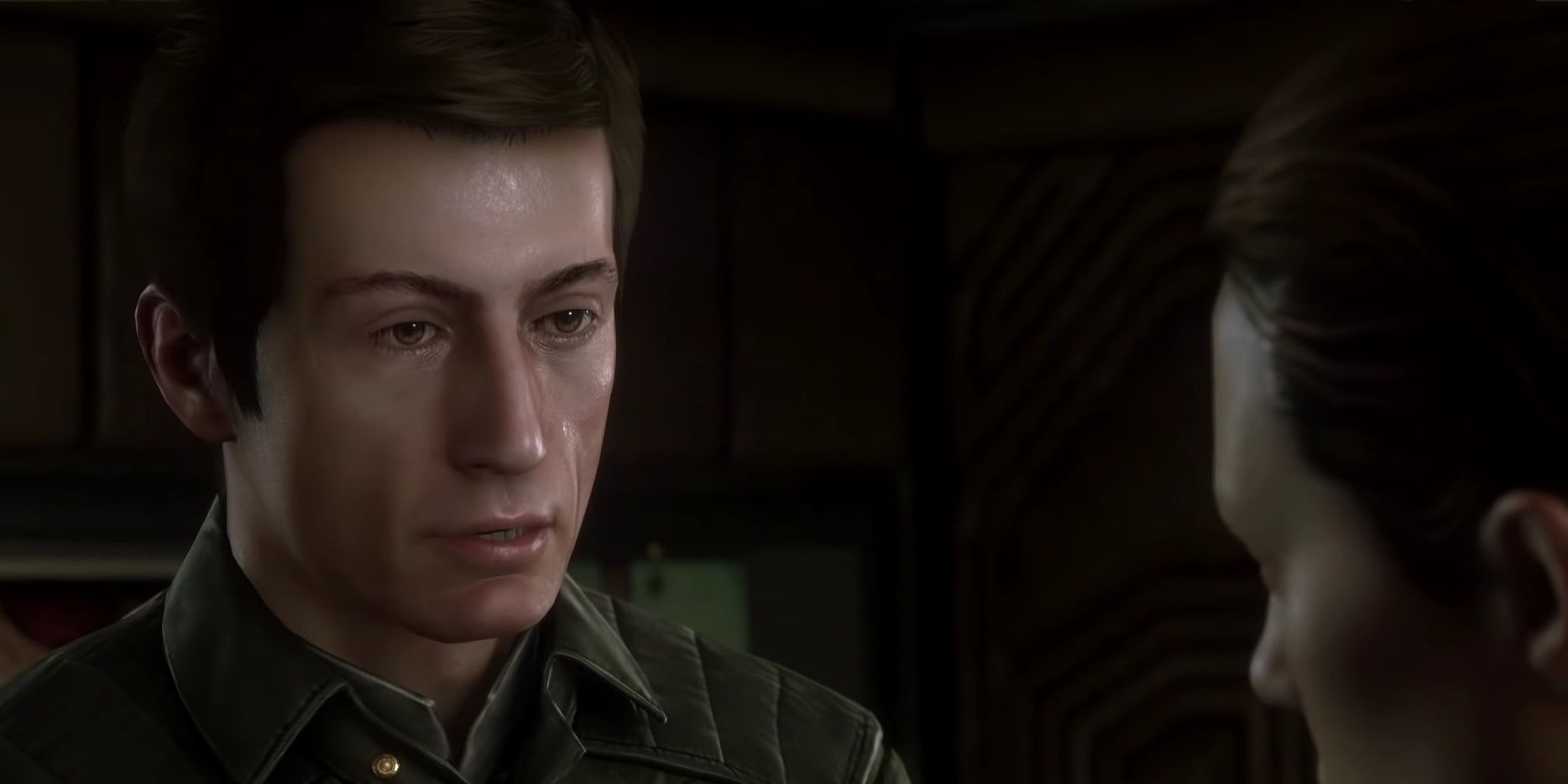 Samuels telling Amanda about the Sevastopol mission and the Nostromo's flight recorder having been recovered. 