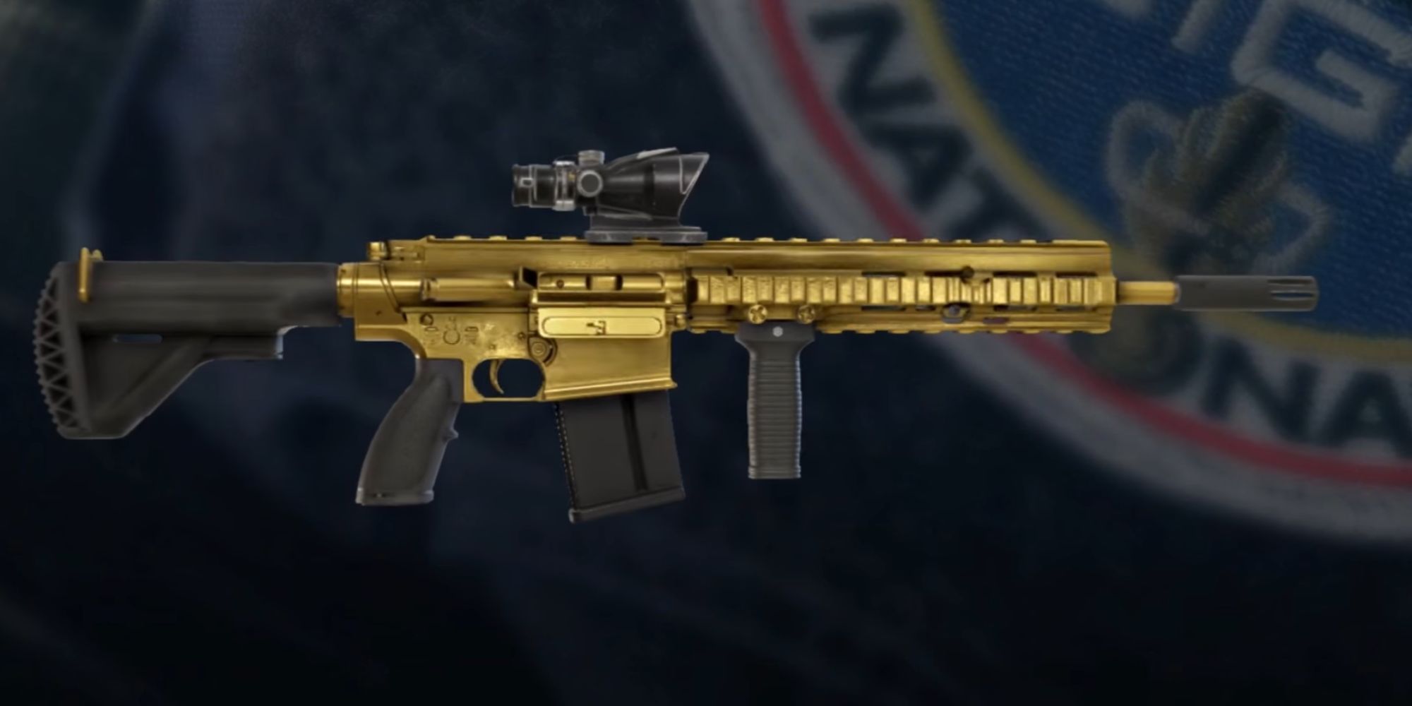 The 417 Rifle model In The Menu of Rainbow Six Siege