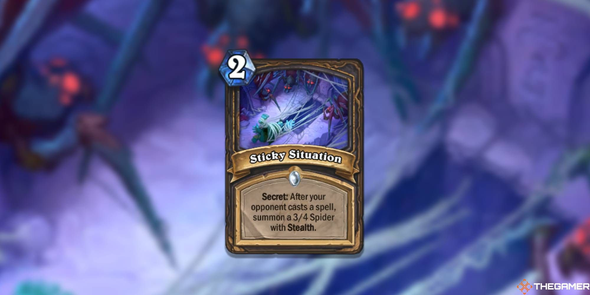 Sticky Situation Hearthstone Card Murder At Castle Nathria