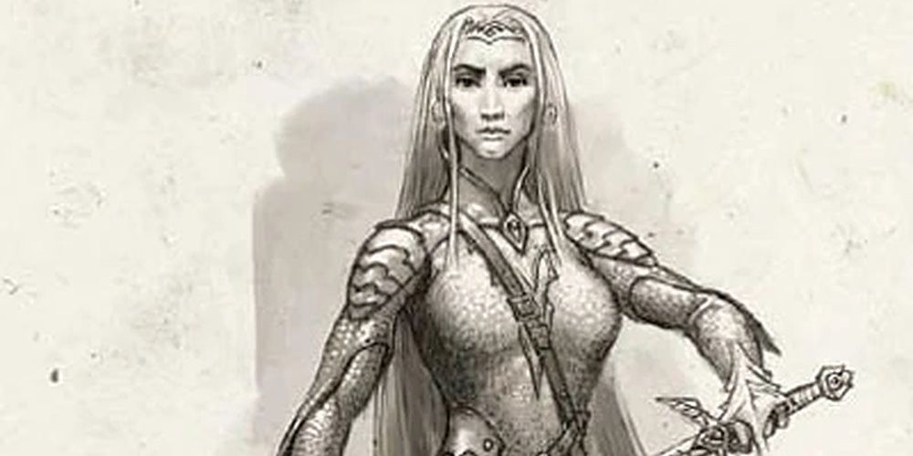 a heroic bard from the lore of the forgotten realms setting