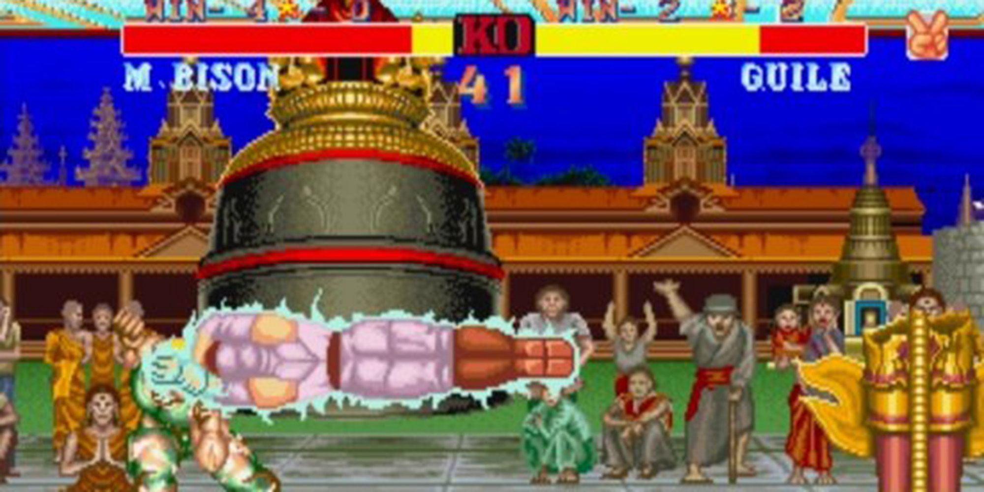 Street Fighter 2 Hyper Fighting M Bison vs Guile