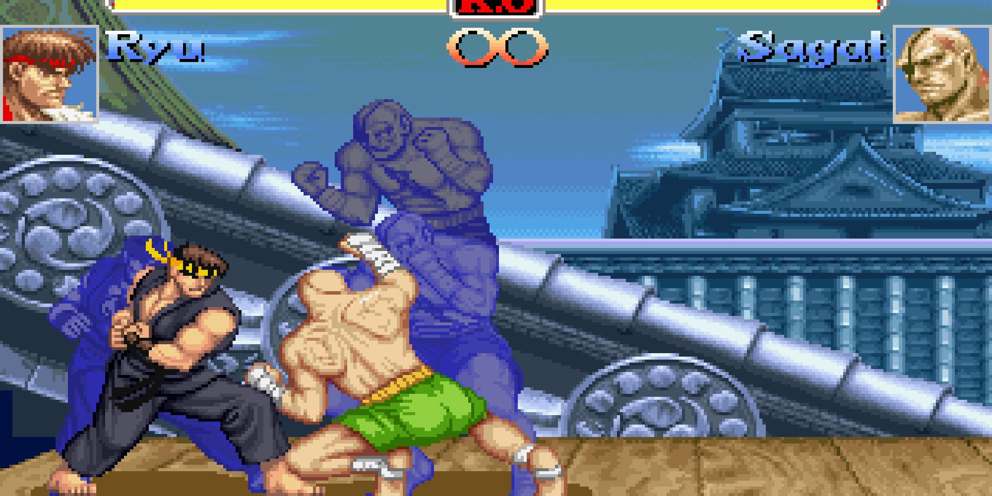 Super Street Fighter 2 Turbo Ryu vs Sagat