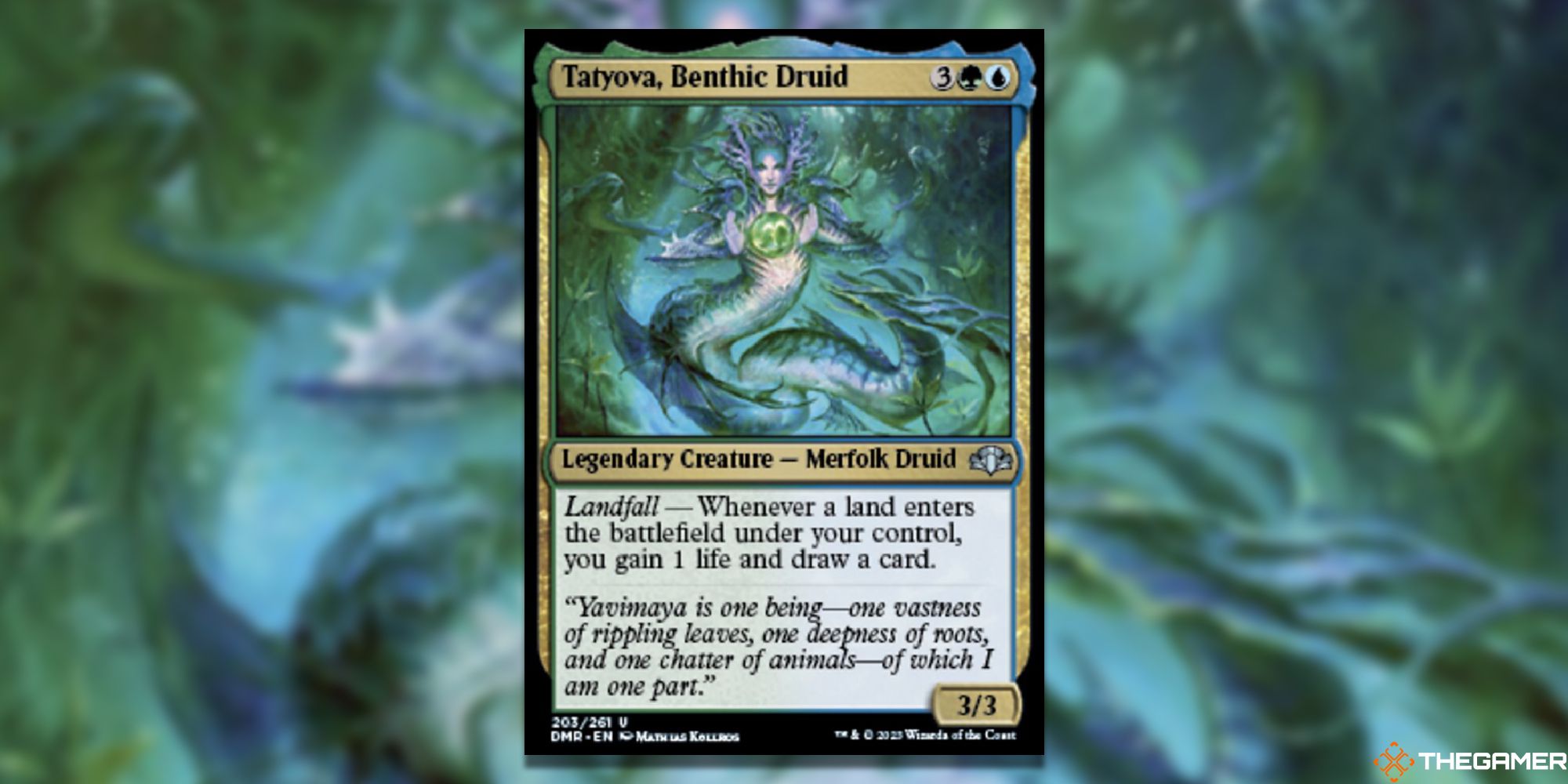 Tatyova, Benthic Druid Magic The Gathering Card