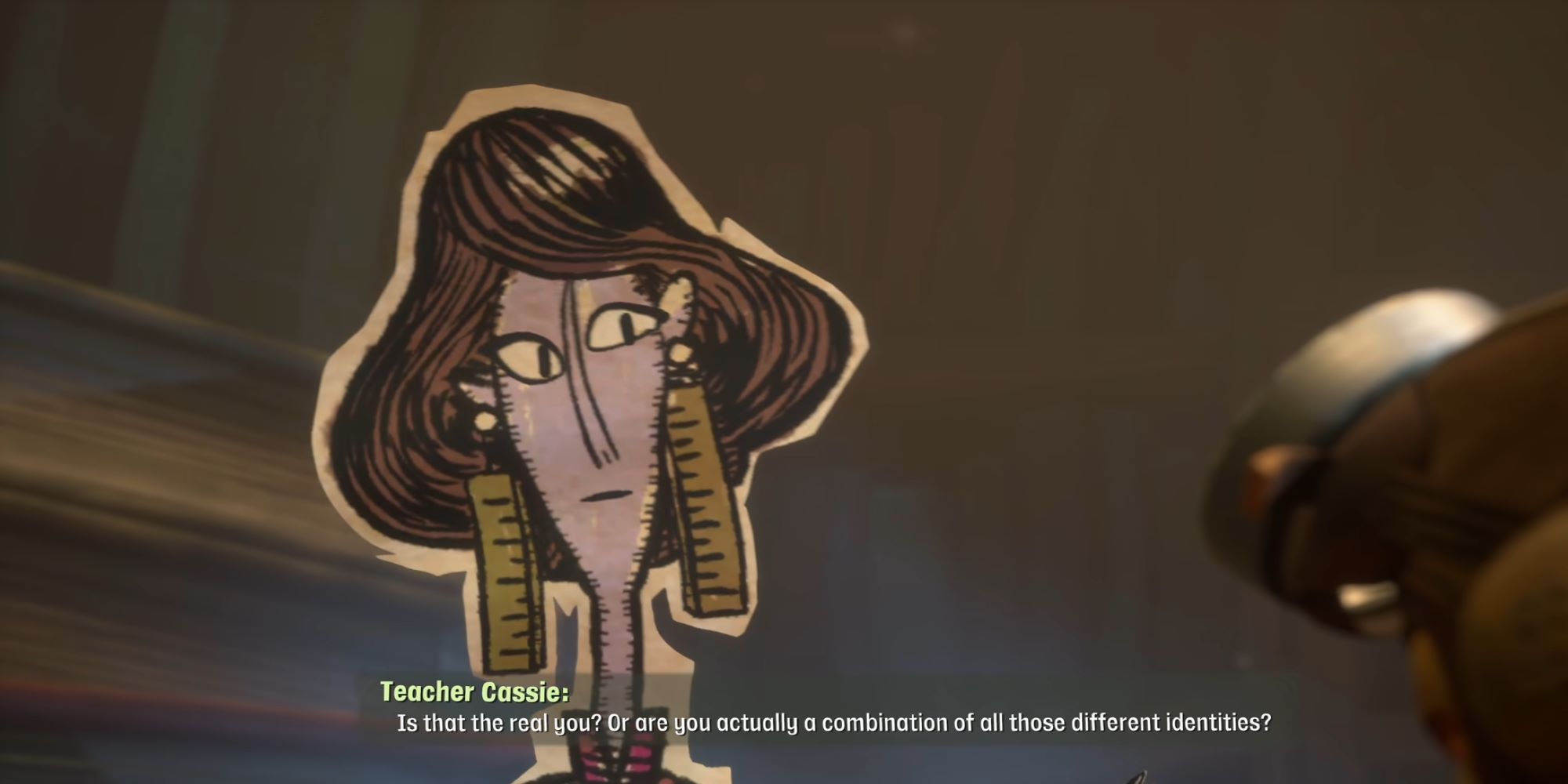 Teacher Cassie from Psychonauts 2 talking about personality