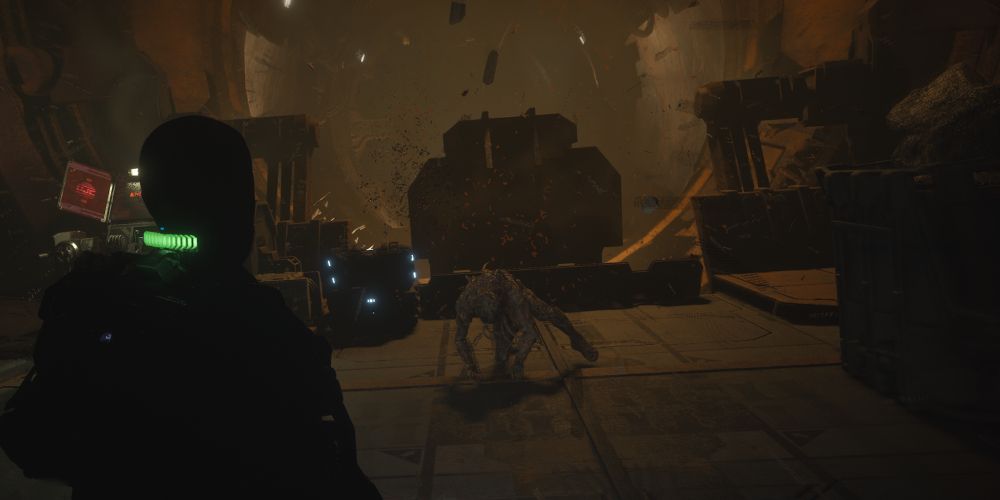 The Callisto Protocol Screenshot Of Monster On Tram