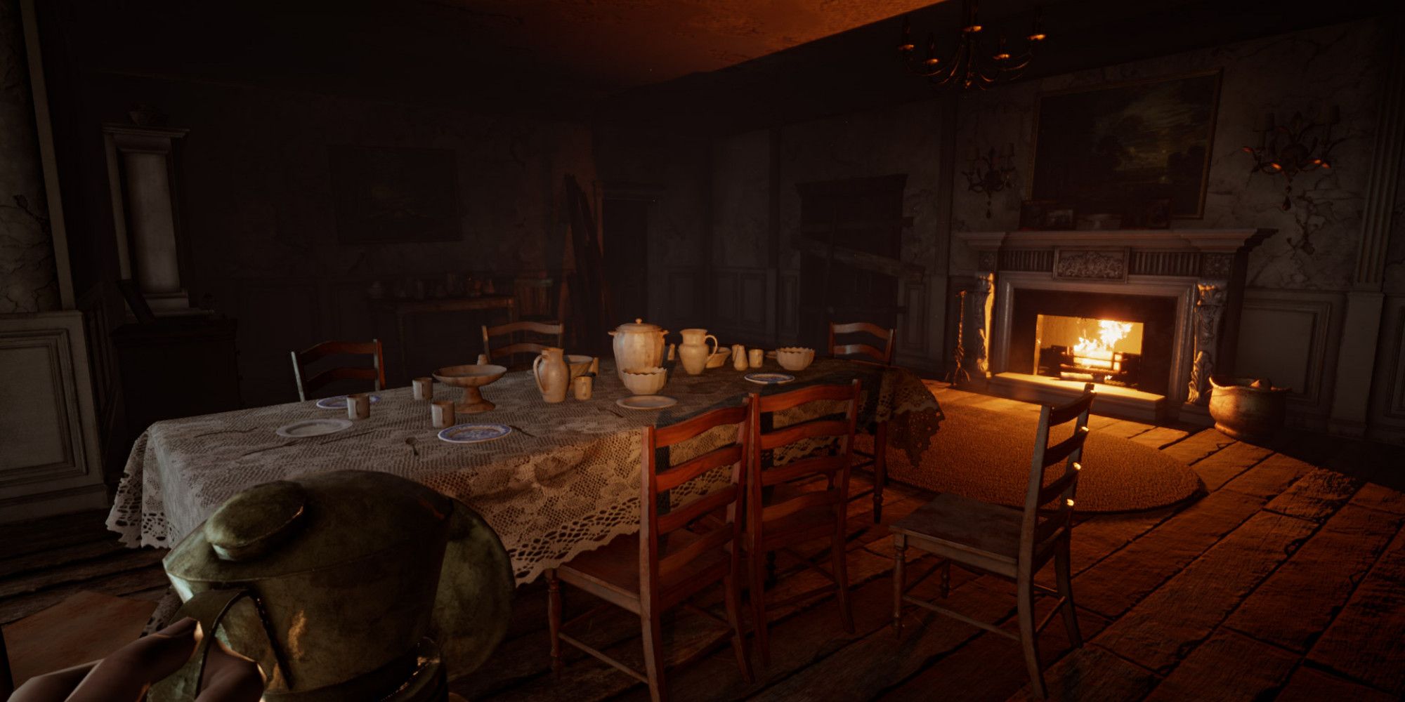 Silver Chains - Dining Room Area