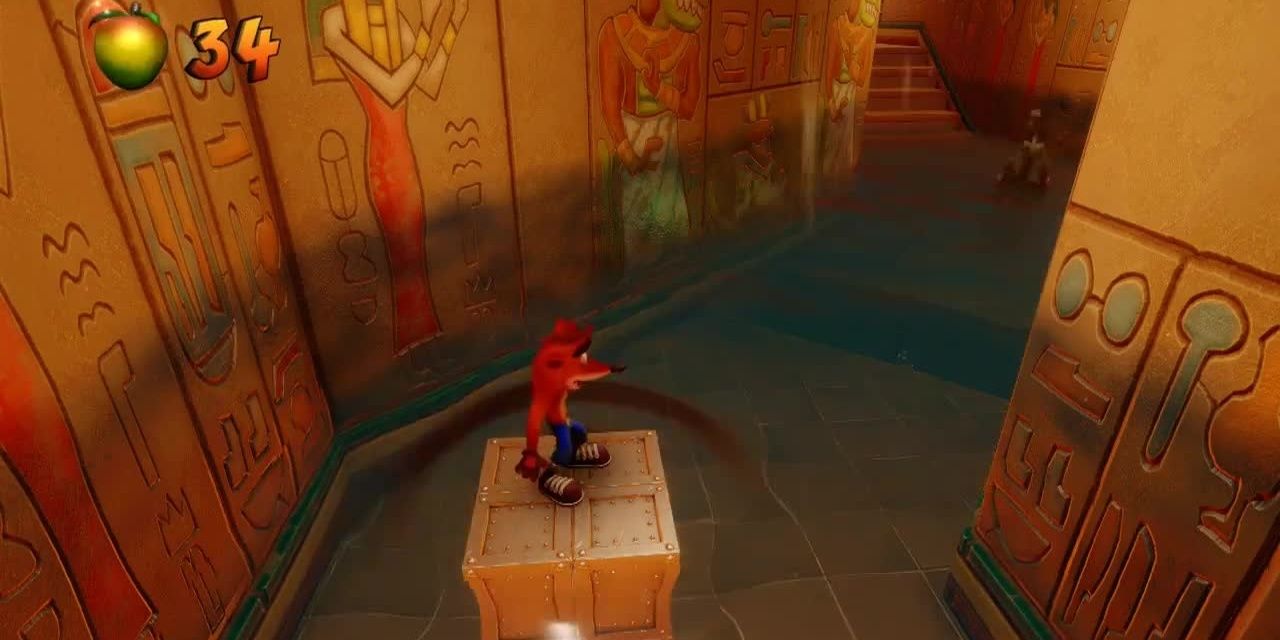 Crash wait for the water to lower in Crash N.Sane Trilogy