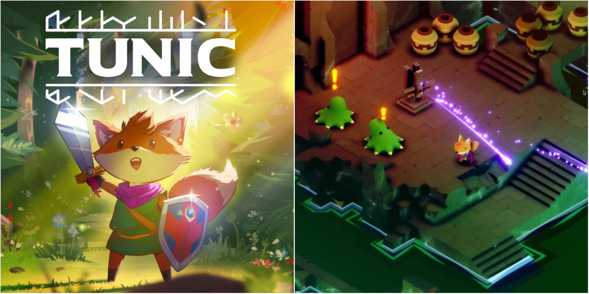 tunic cover and gameplay