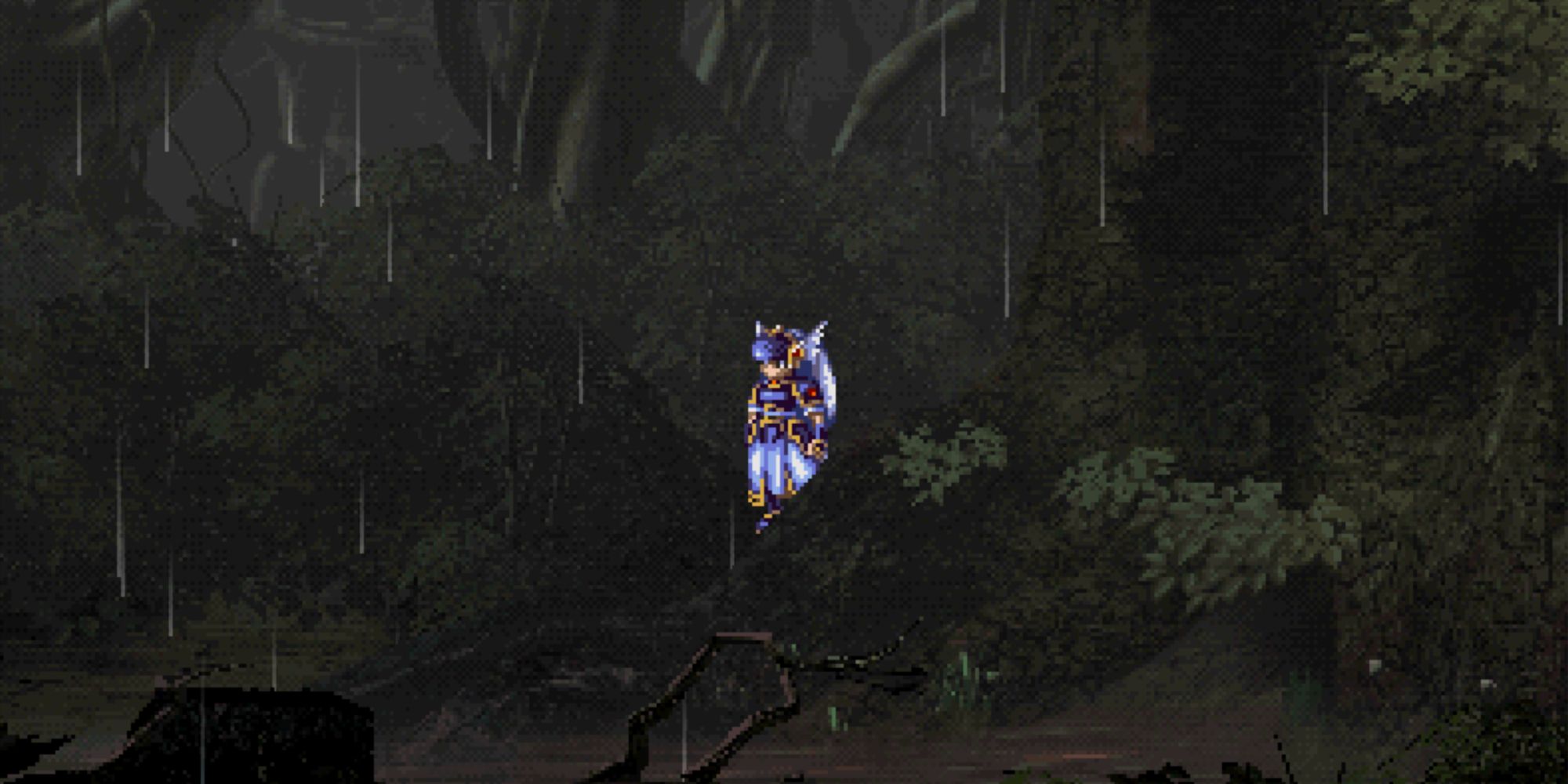 Valkyrie Profile Lenneth - Nethov Swamp Hidden chests behind a tree