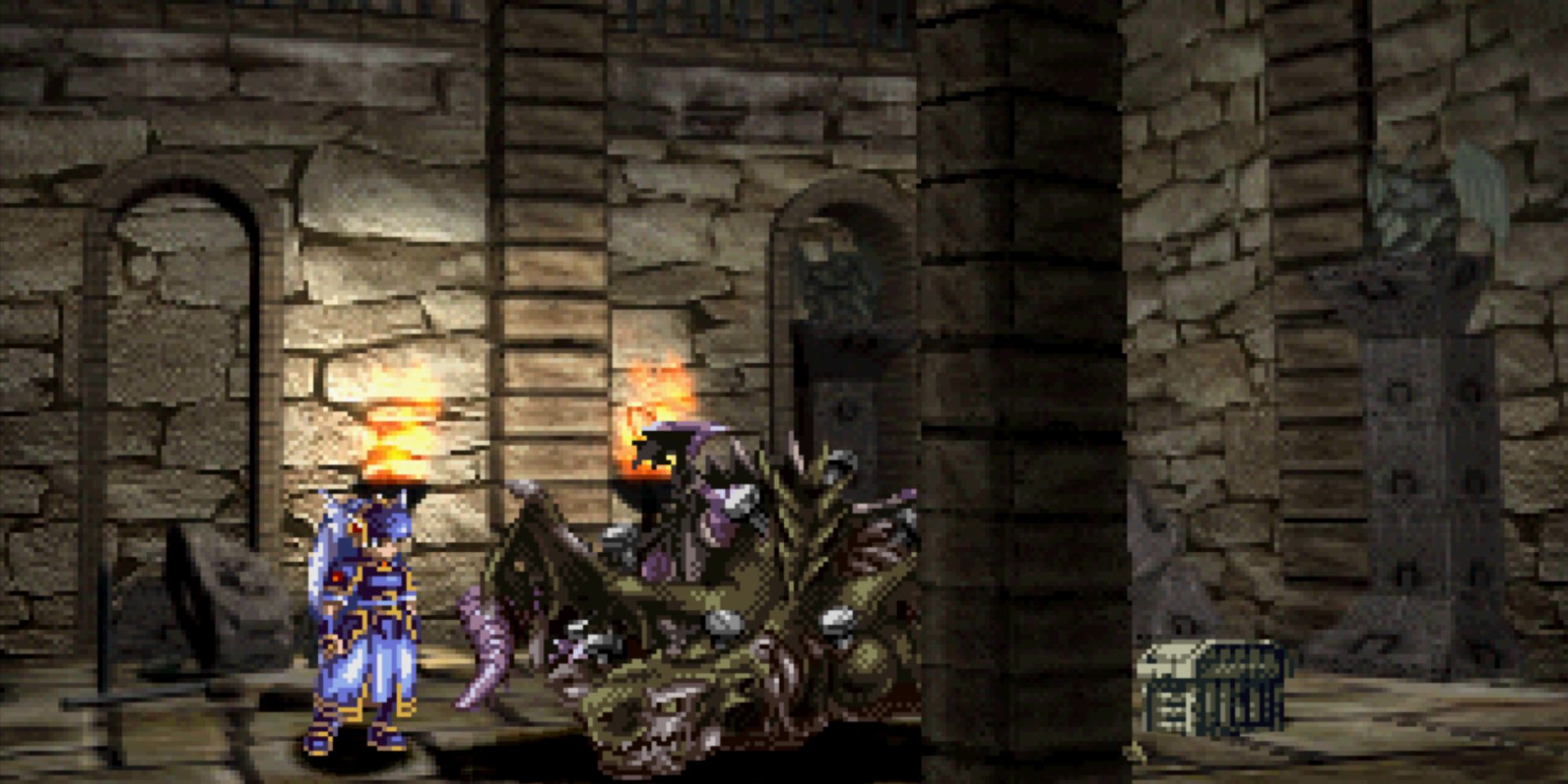 Valkyrie Profile Lenneth - Oddrock Caves Dragon Zombie