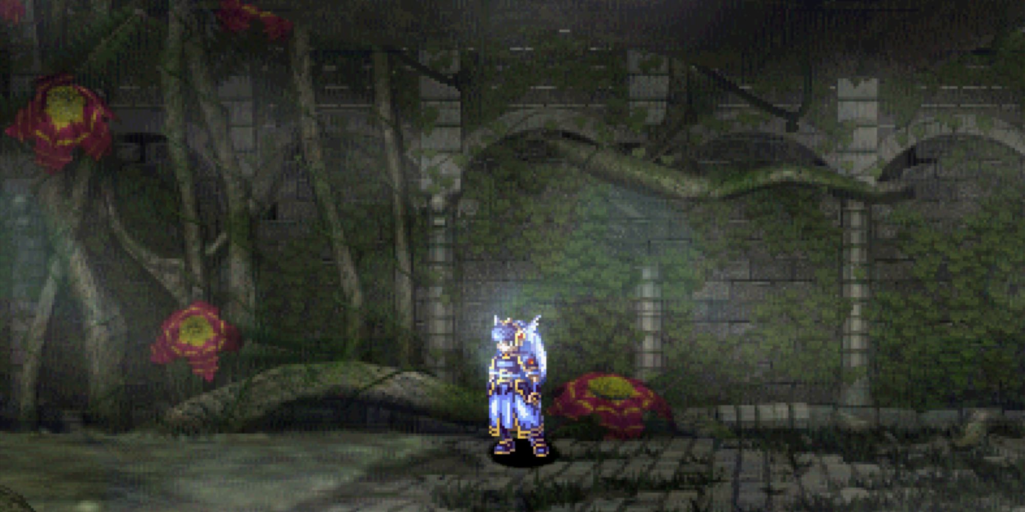 Valkyrie Profile Lenneth - Salerno Academy Red Flower Pool 1