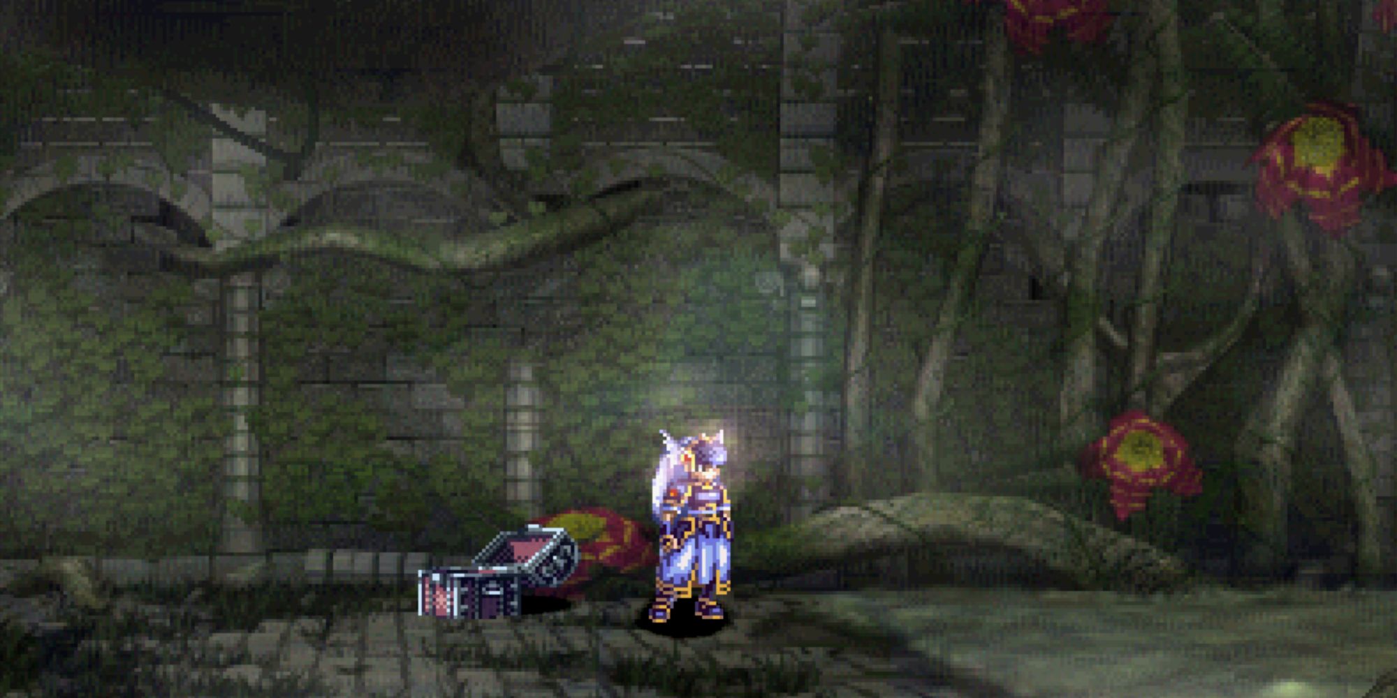 Valkyrie Profile Lenneth - Salerno Academy Red Flower Pool 2