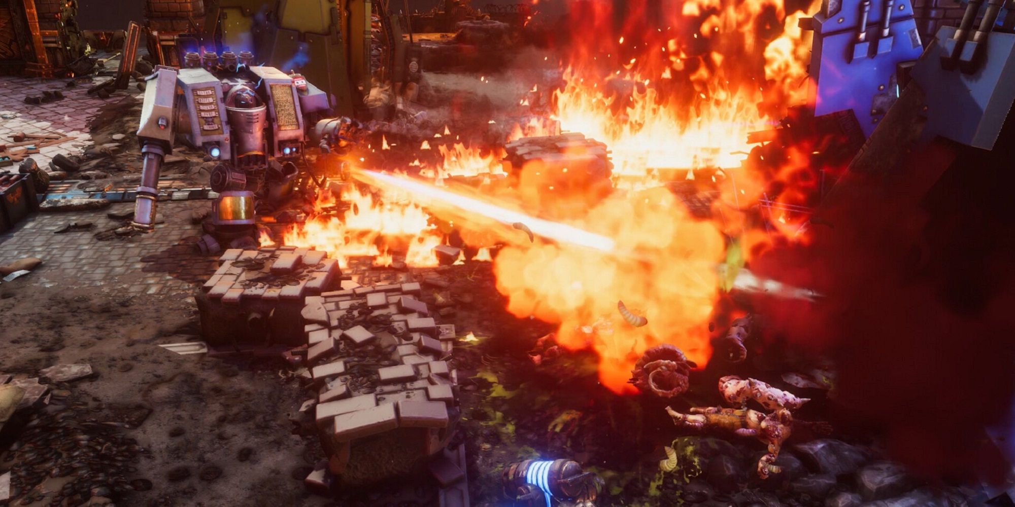 Warhammer Chaos Gate Daemonhunters DLC Adds Dreadnoughts And Difficulty Spikes Flamer