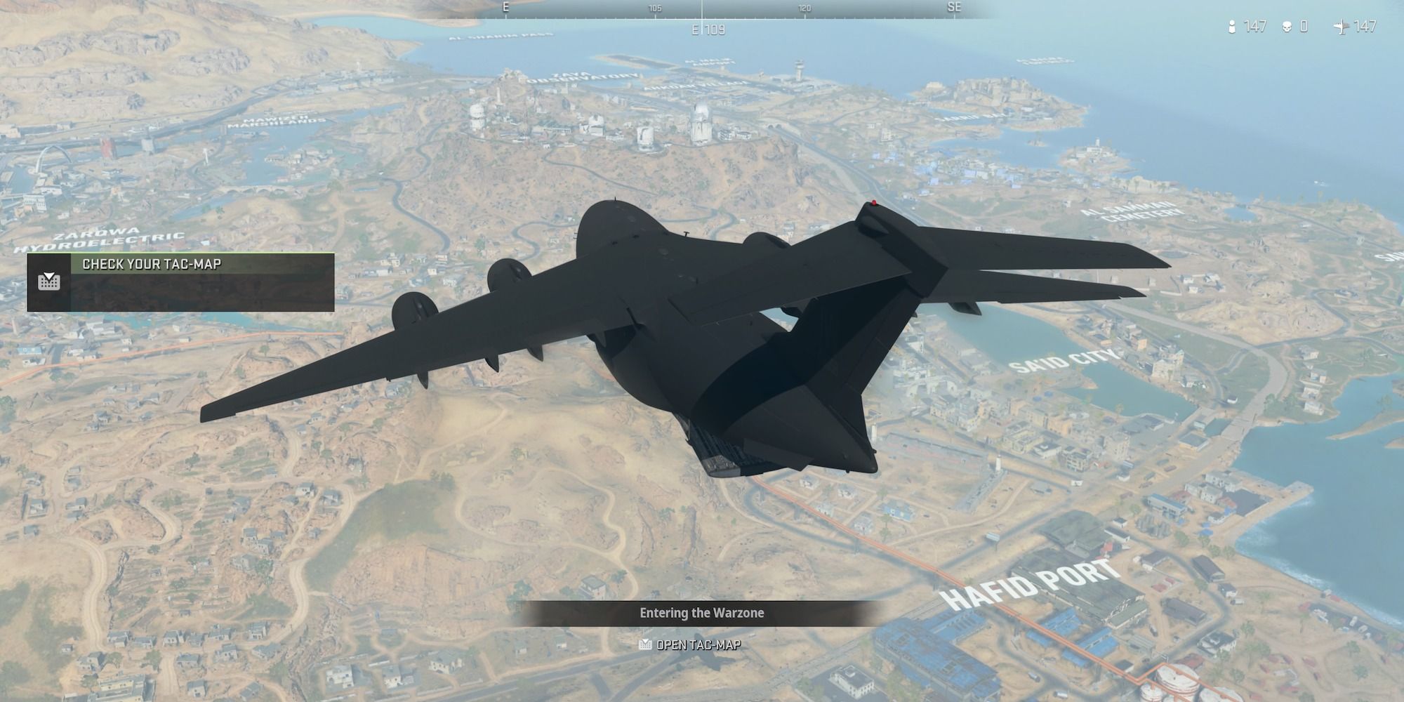 warzone 2.0 start of a match plane