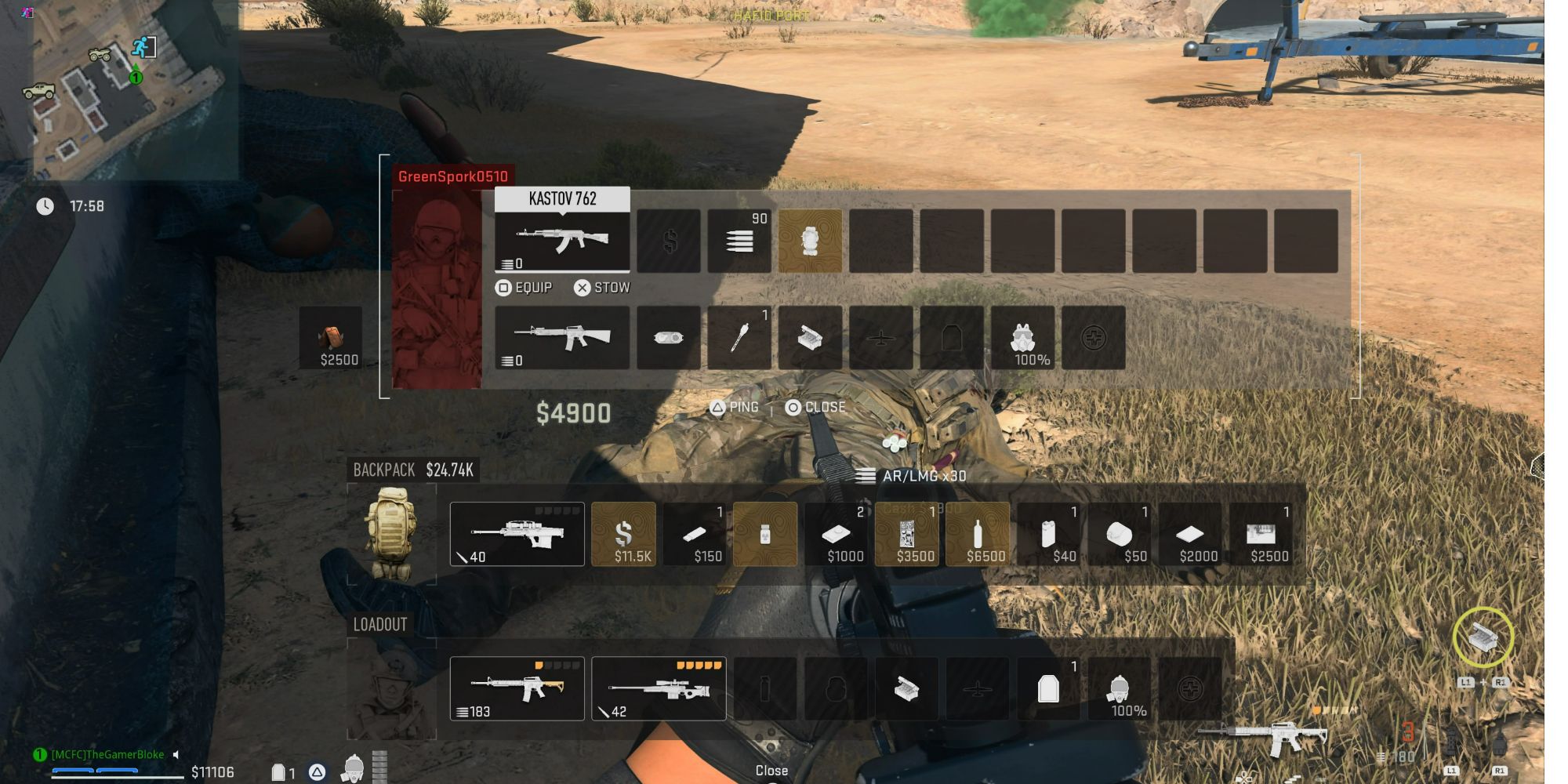 Warzone 2 DMZ Looting Operator