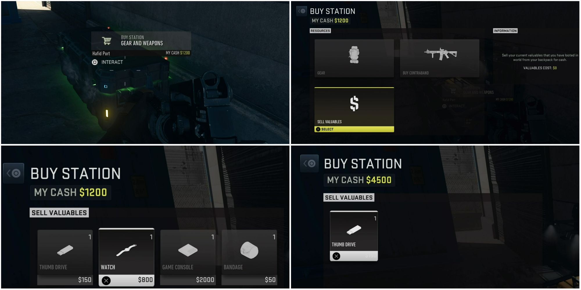 Warzone 2 DMZ Selling Valuables