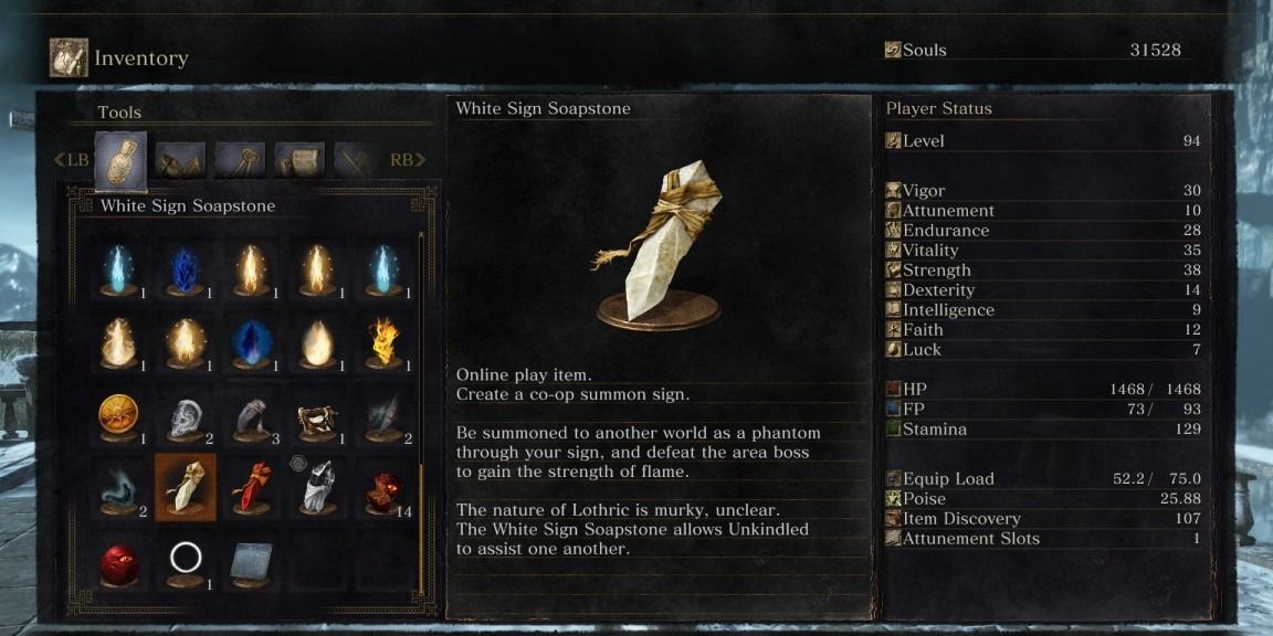 White Sign Soapstone - ds item