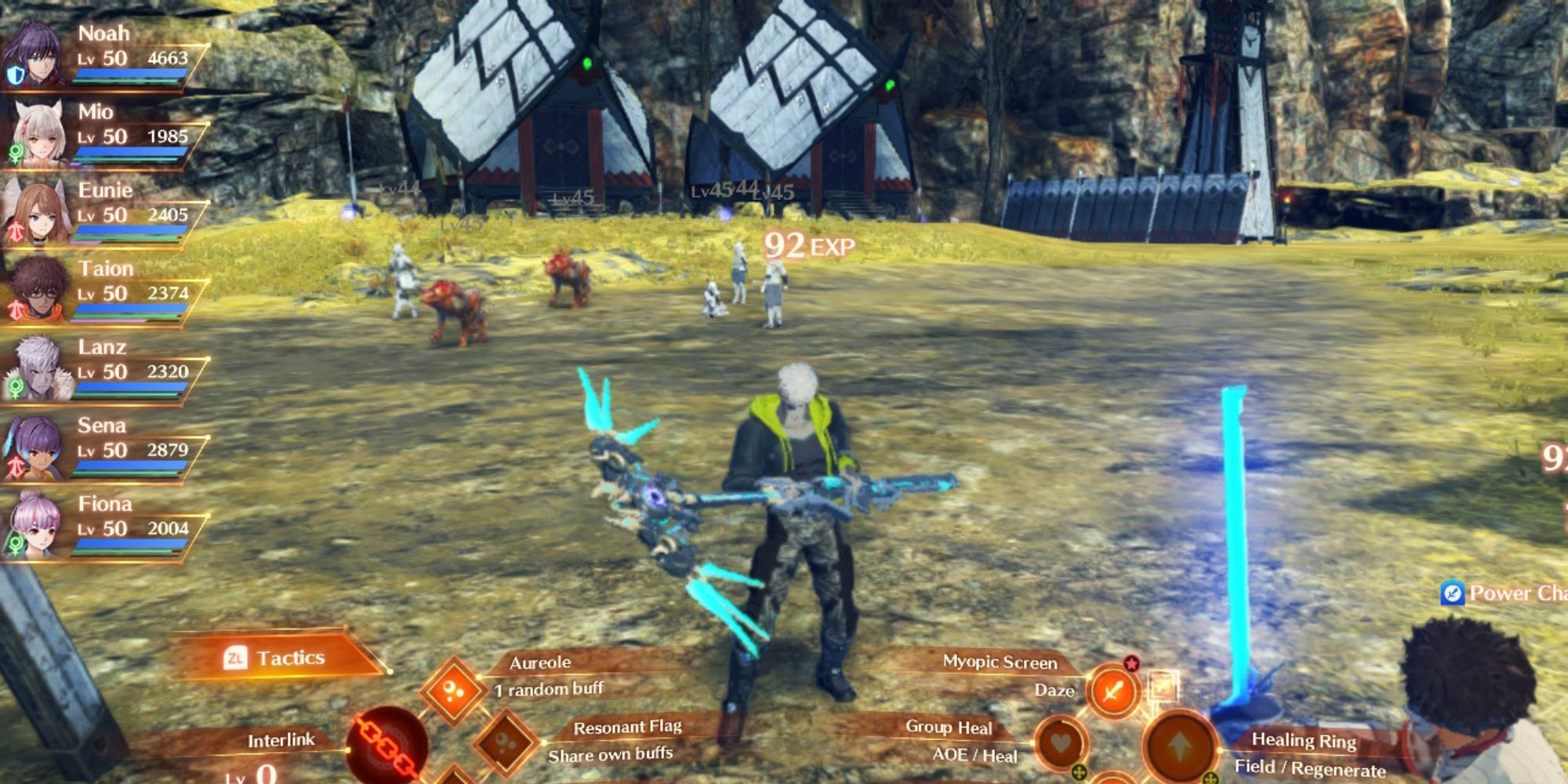Xenoblade Chronicles 3 Lanz as a Medic Gunner using Arts
