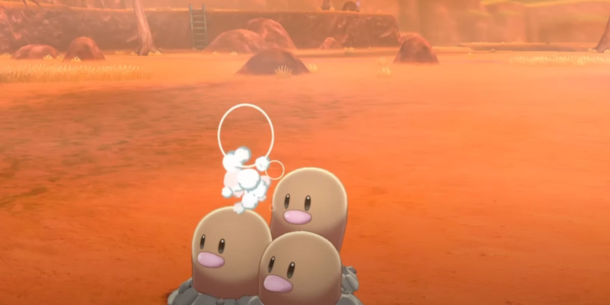 Dugtrio After Getting Hit By Yawn