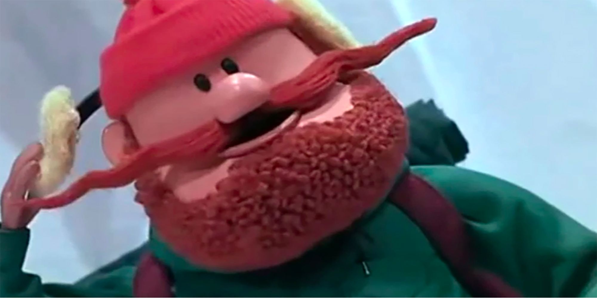 Yukon Cornelius, the boisterous gold and silver prospector, from the TV special, Rudolph The Red-Nosed Reindeer.