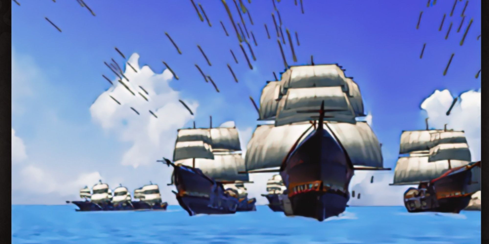 Hawke's ships ambushed on the open seas