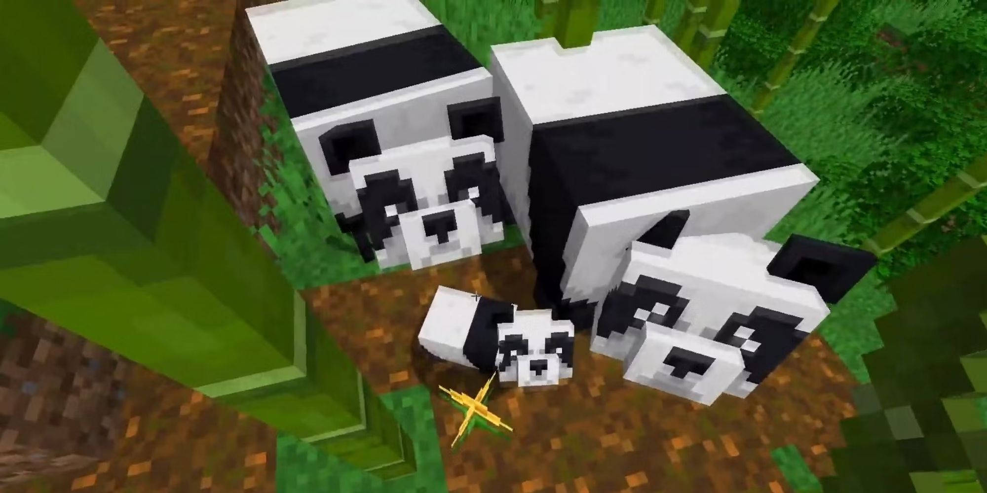 pandas in Minecraft