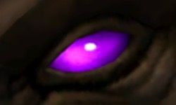 A Glowing Lilac Eye