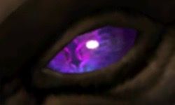A Slit Purple Eye