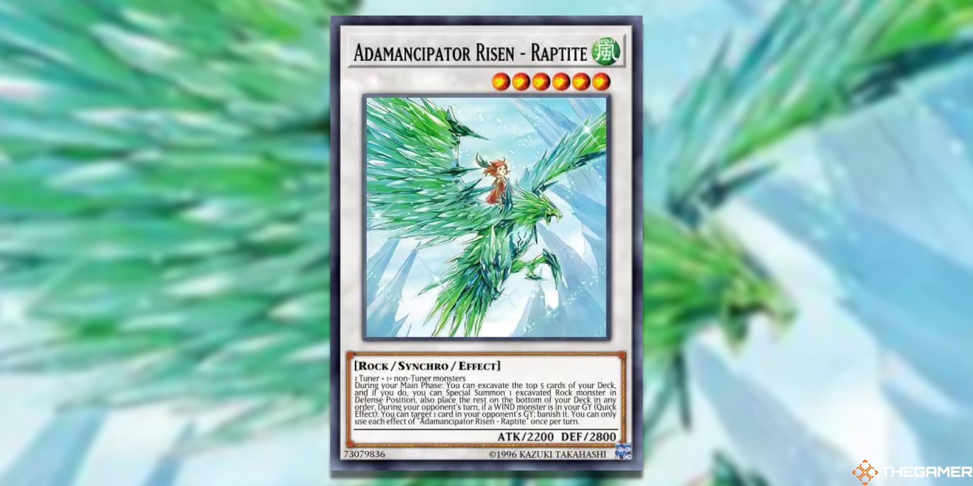 Adamancipator Risen Raptite's Card Art
