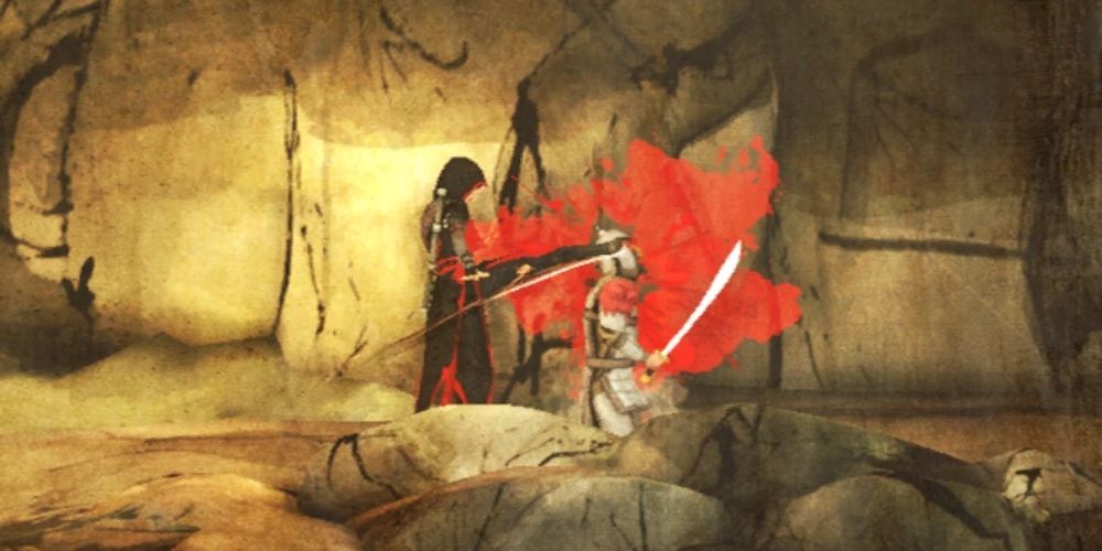 Assassin's Creed Chronicles China Screenshot Of Shao Jun Using Foot blade To Kill Guard
