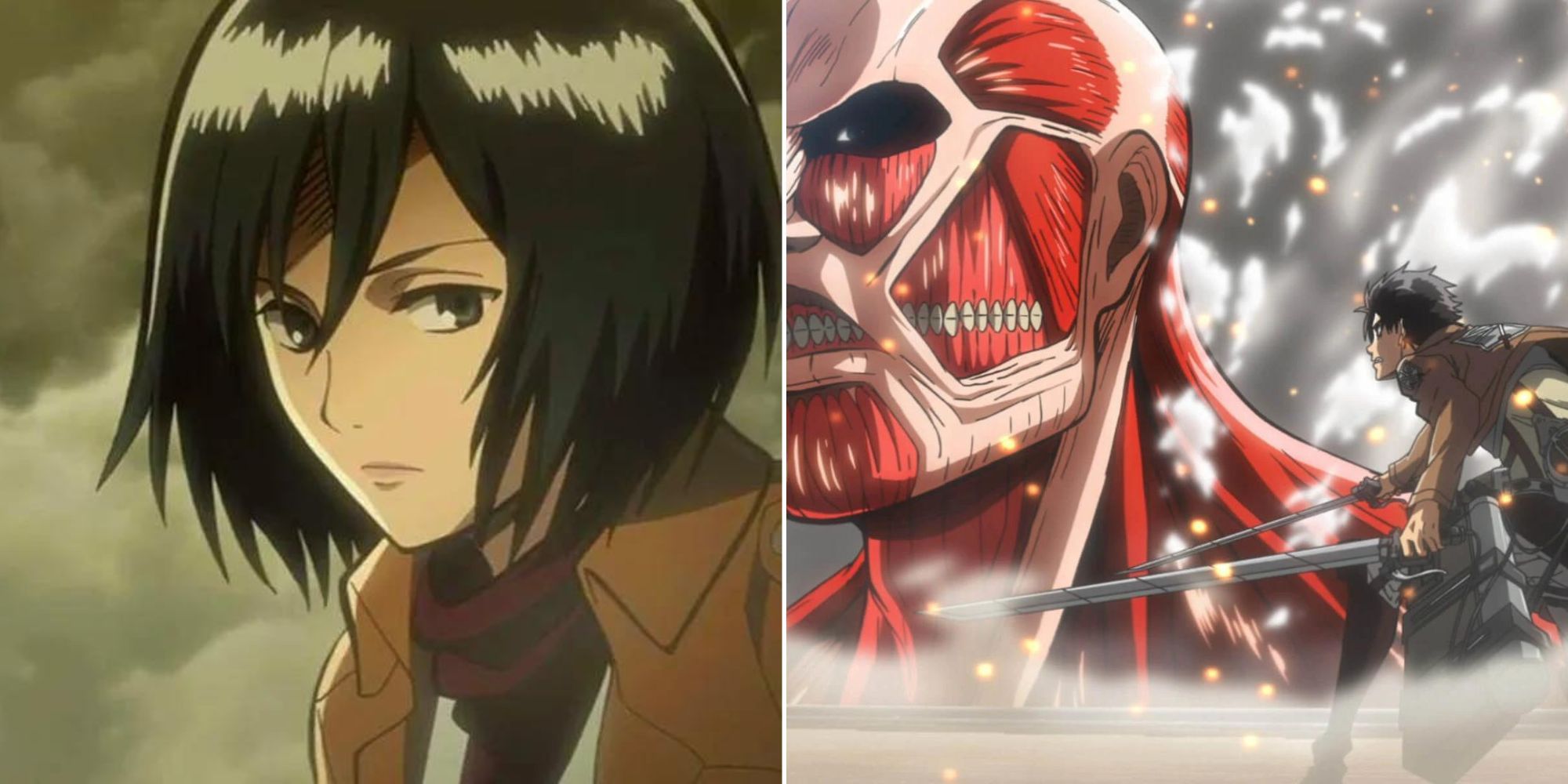 Attack On Titan - Mikasa - The Colossal Titan