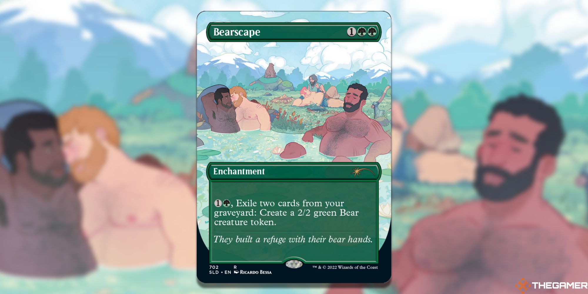 The card Bearscape from Magic: The Gathering.