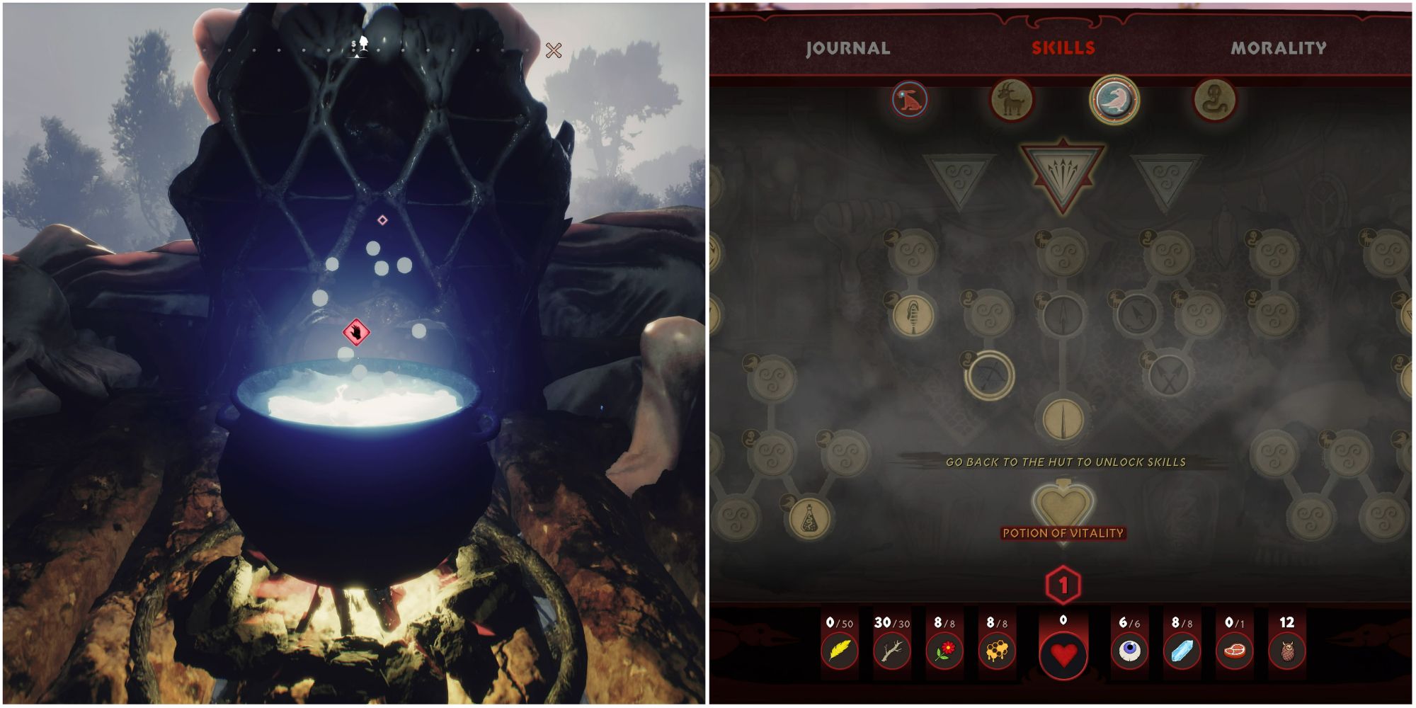Blacktail Cauldron and Skills