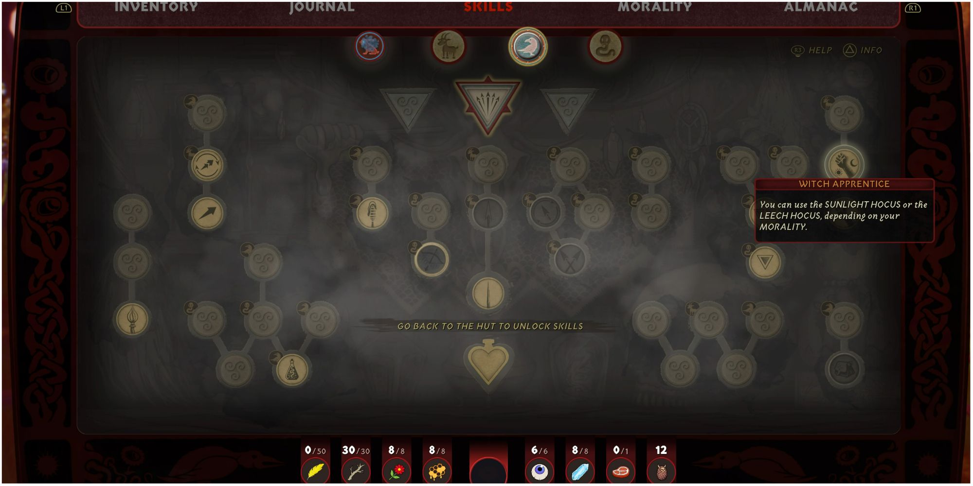 Blacktail Morality Skill