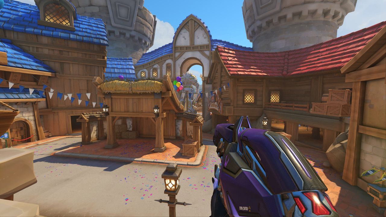 Widowmaker On Point-A High Ground On Blizzard World In Overwatch 2