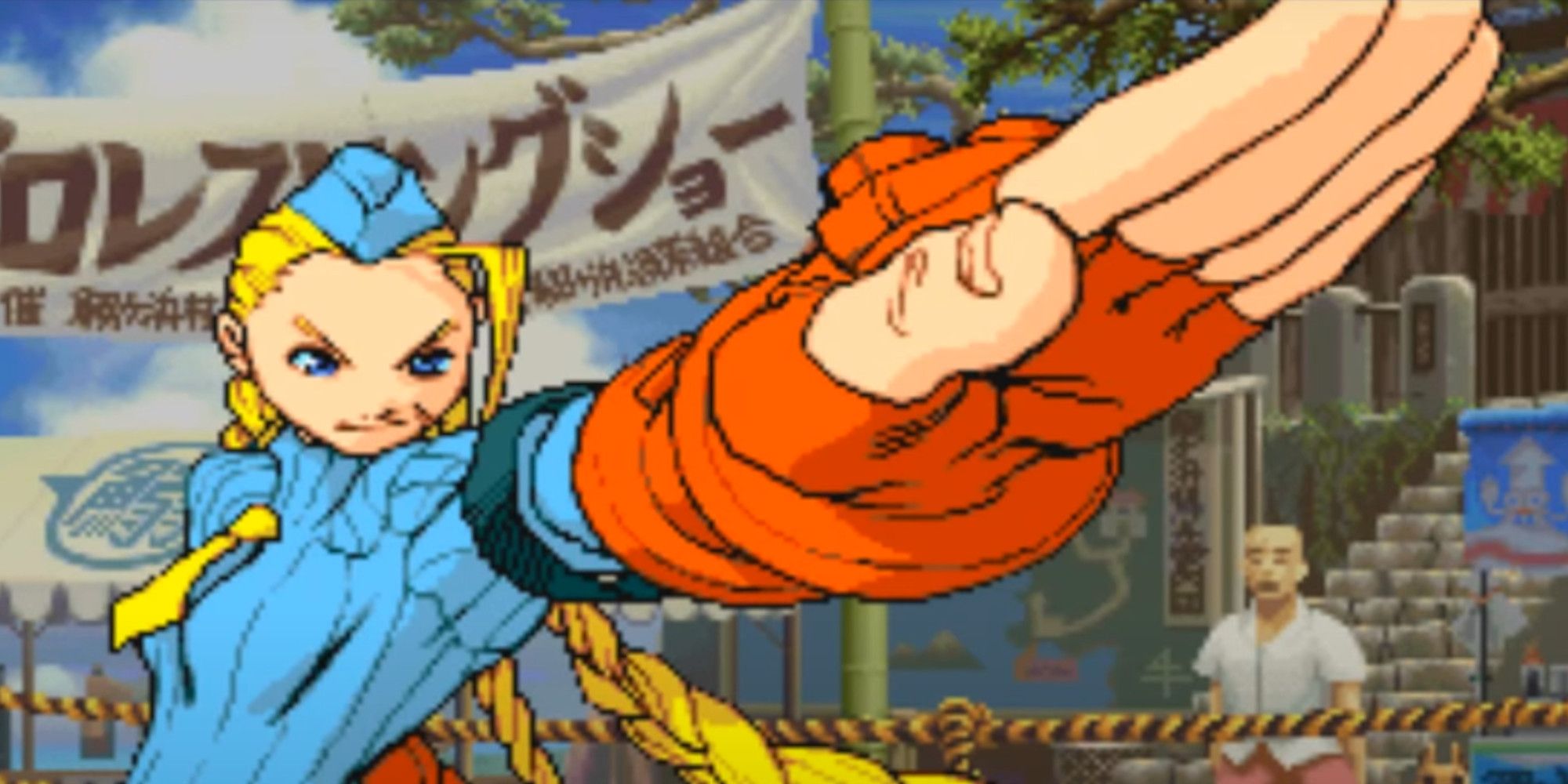 Cammy's Victory Screen From Street Fighter Alpha 3