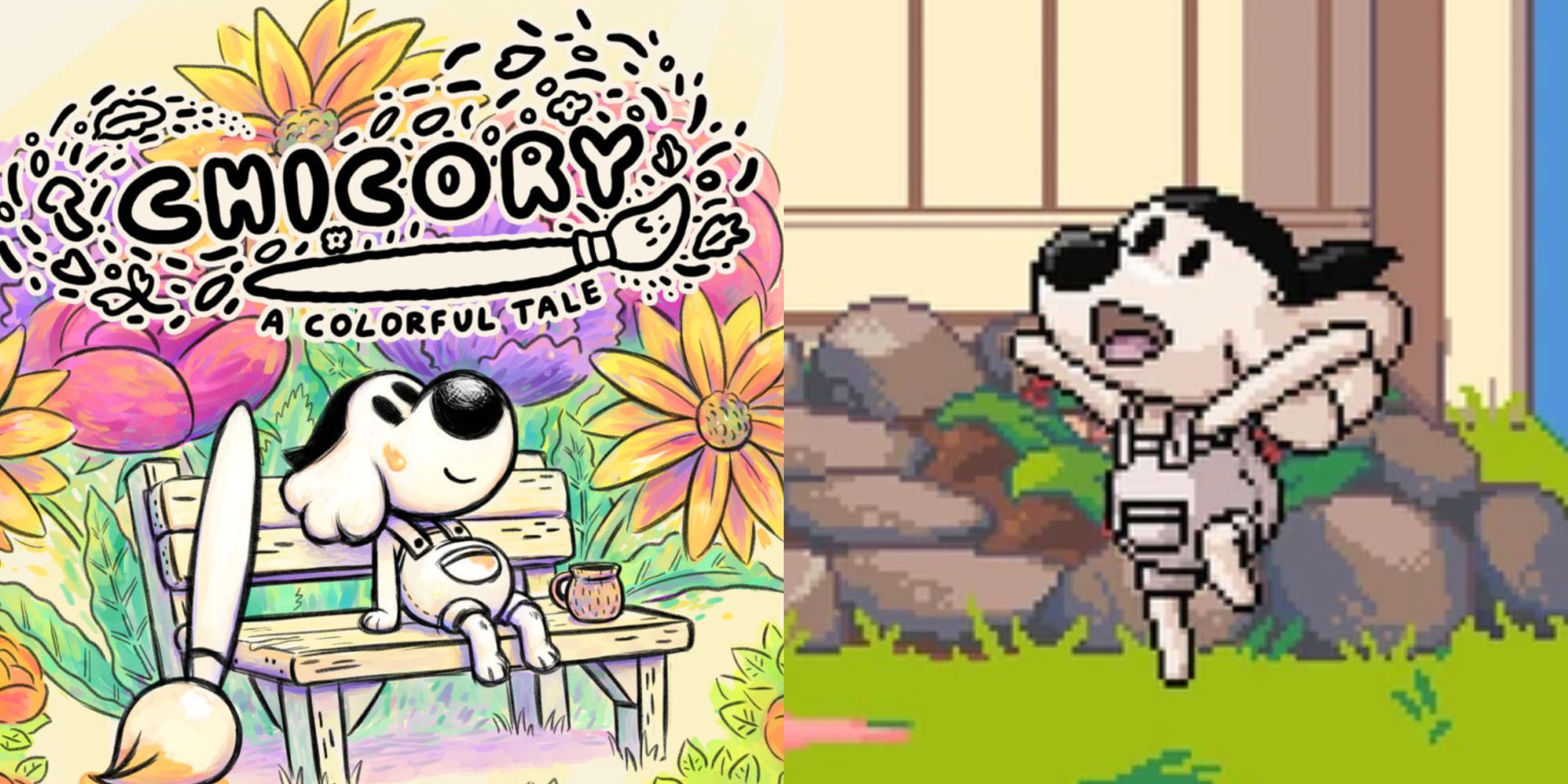 chicory cover and pizza appearance in fraymakers