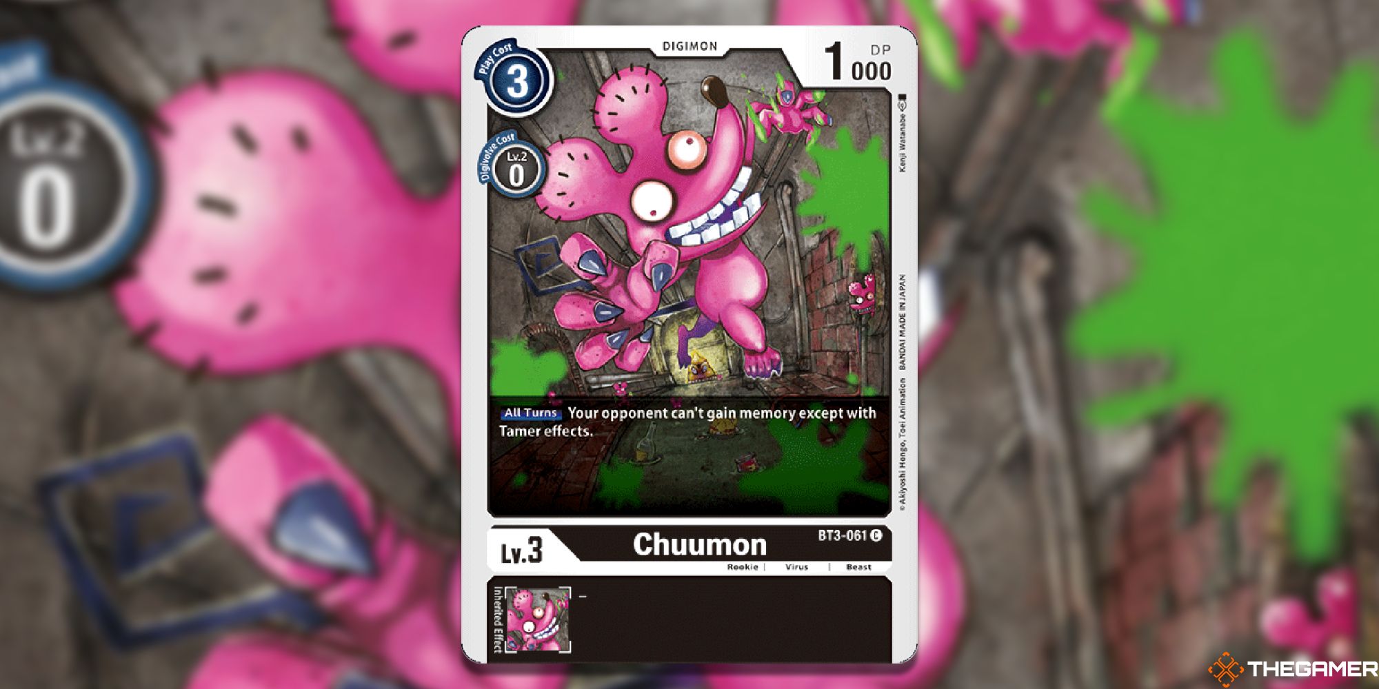 chuumon full card from digimon card game