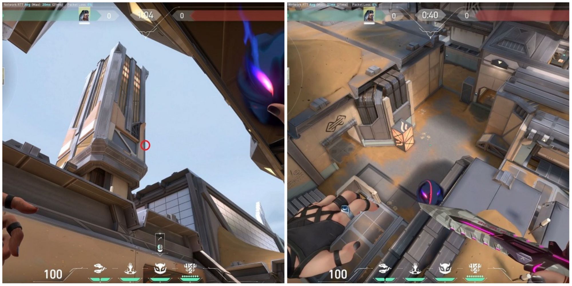 Lineup and Landing Spot For Fracture A Site