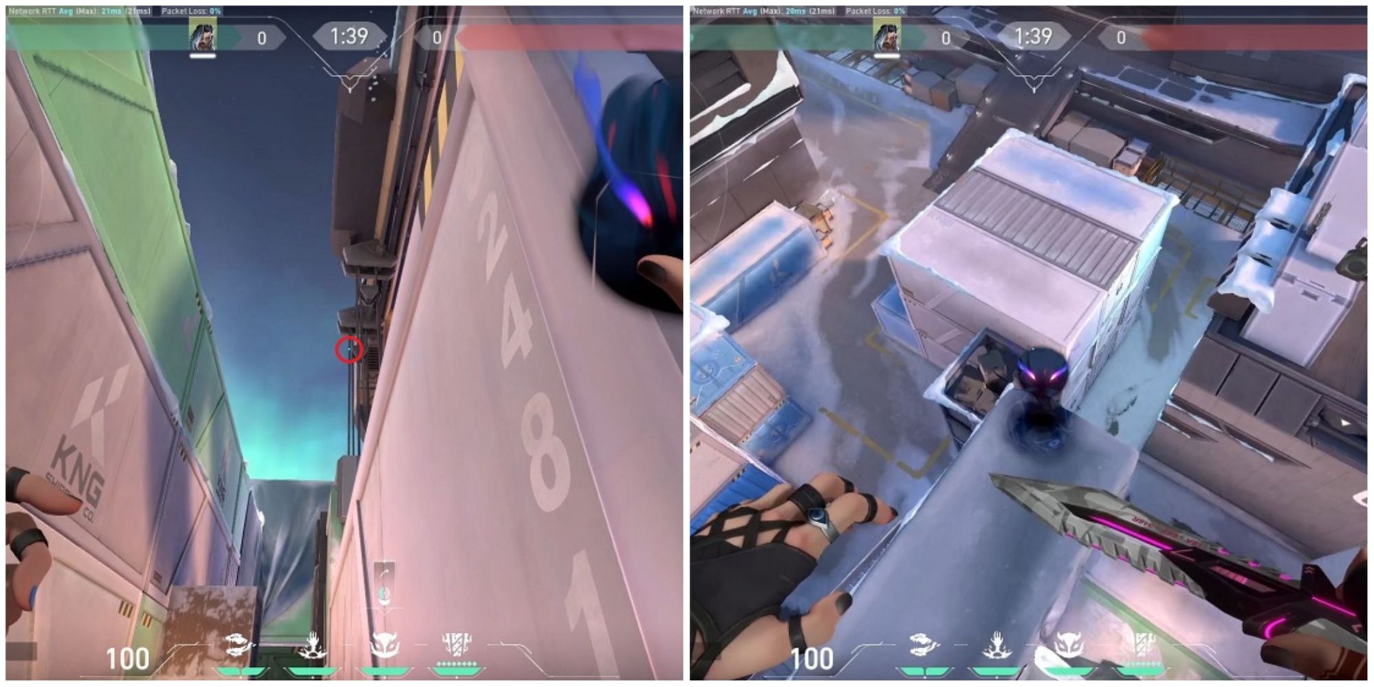 Lineup and Landing Spot For Icebox B Site